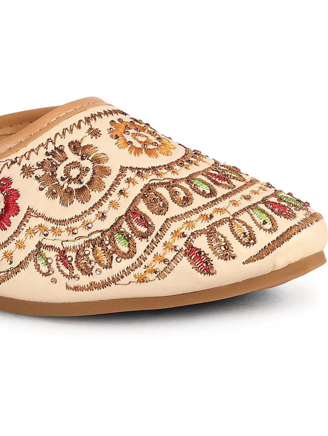 women embroidered slip on mules - 21991818 - Standard Image - 2