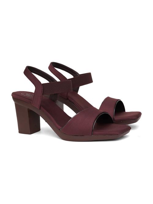 women black strap block heel sandal - 21991832 - Standard Image - 0