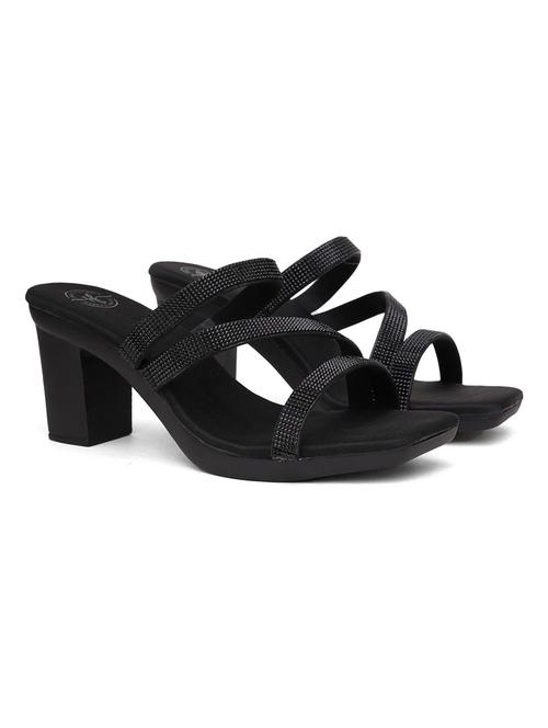 women black slip on block heels - 21991833 -  Standard Image - 0