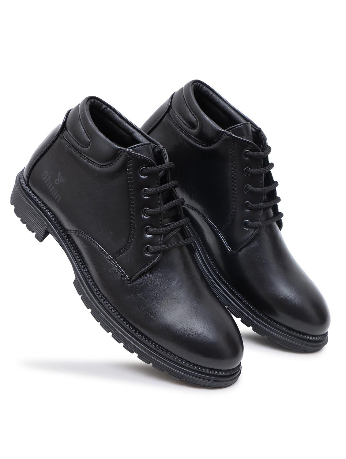 men black lace up ankle boot - 21992416 - Standard Image - 2