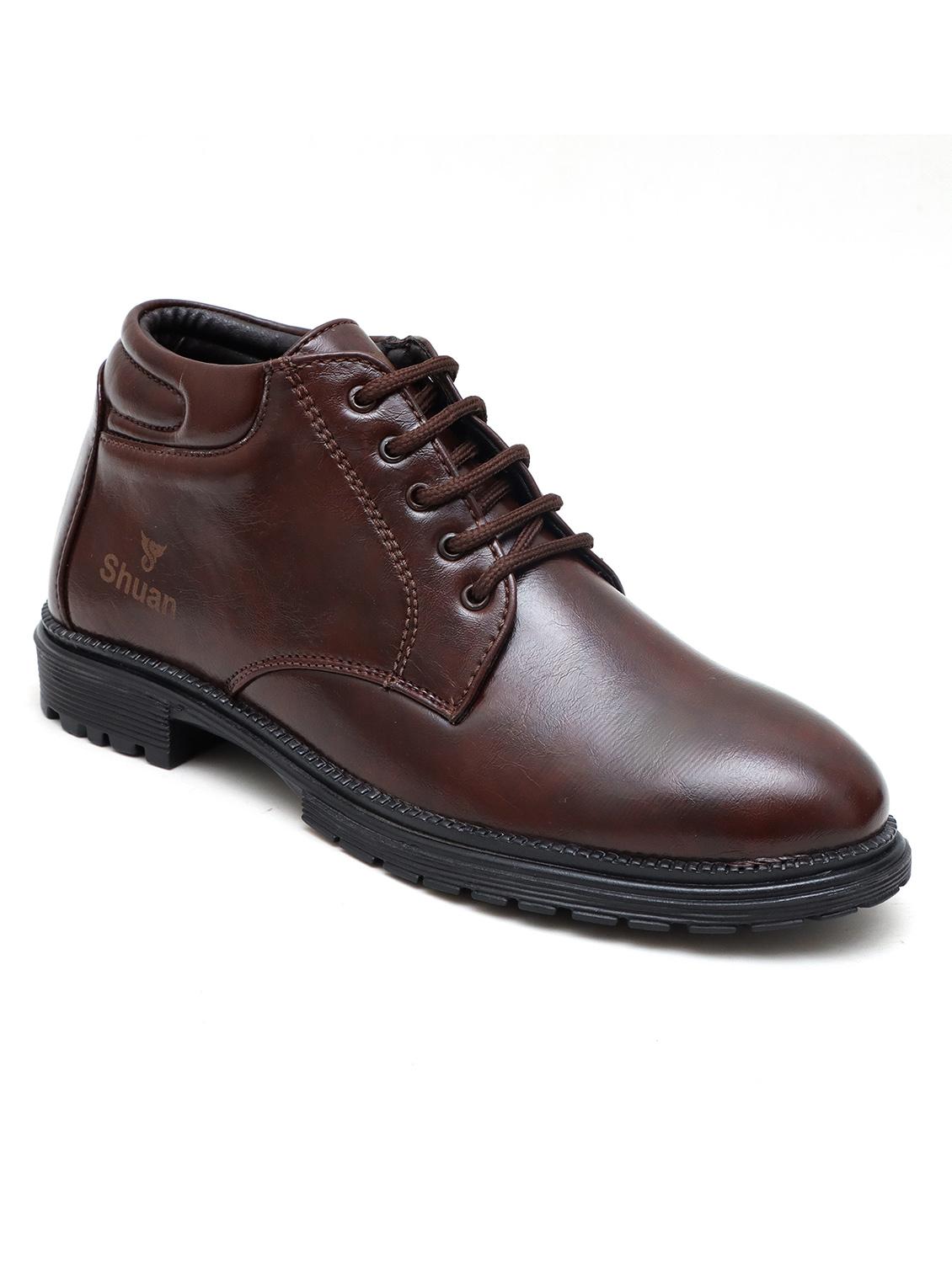 men brown lace up ankle boot - 21992417 - Standard Image - 2