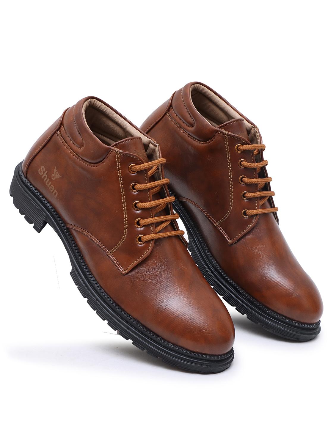 men tan lace up ankle boot - 21992418 - Standard Image - 2