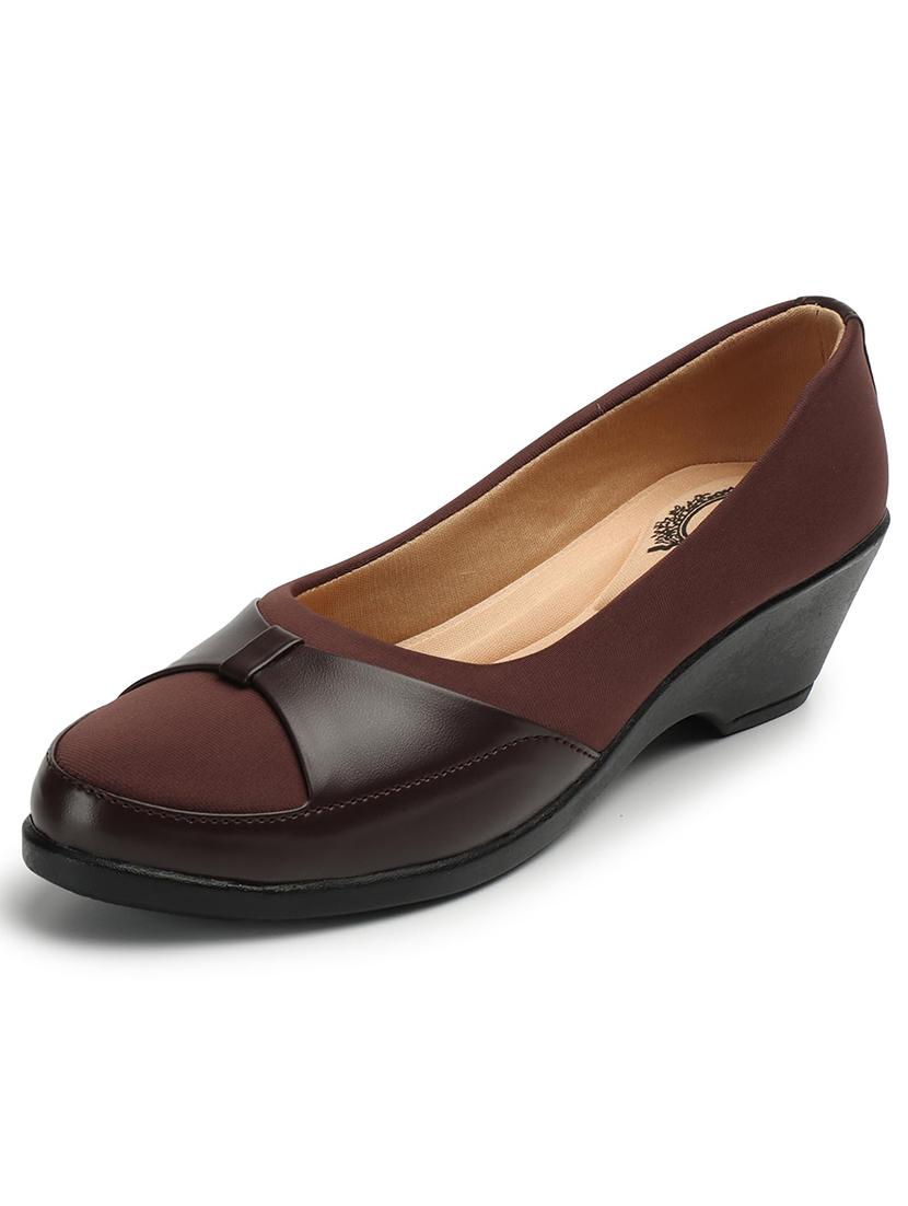women brown slip on ballerina - 21992562 - Standard Image - 2