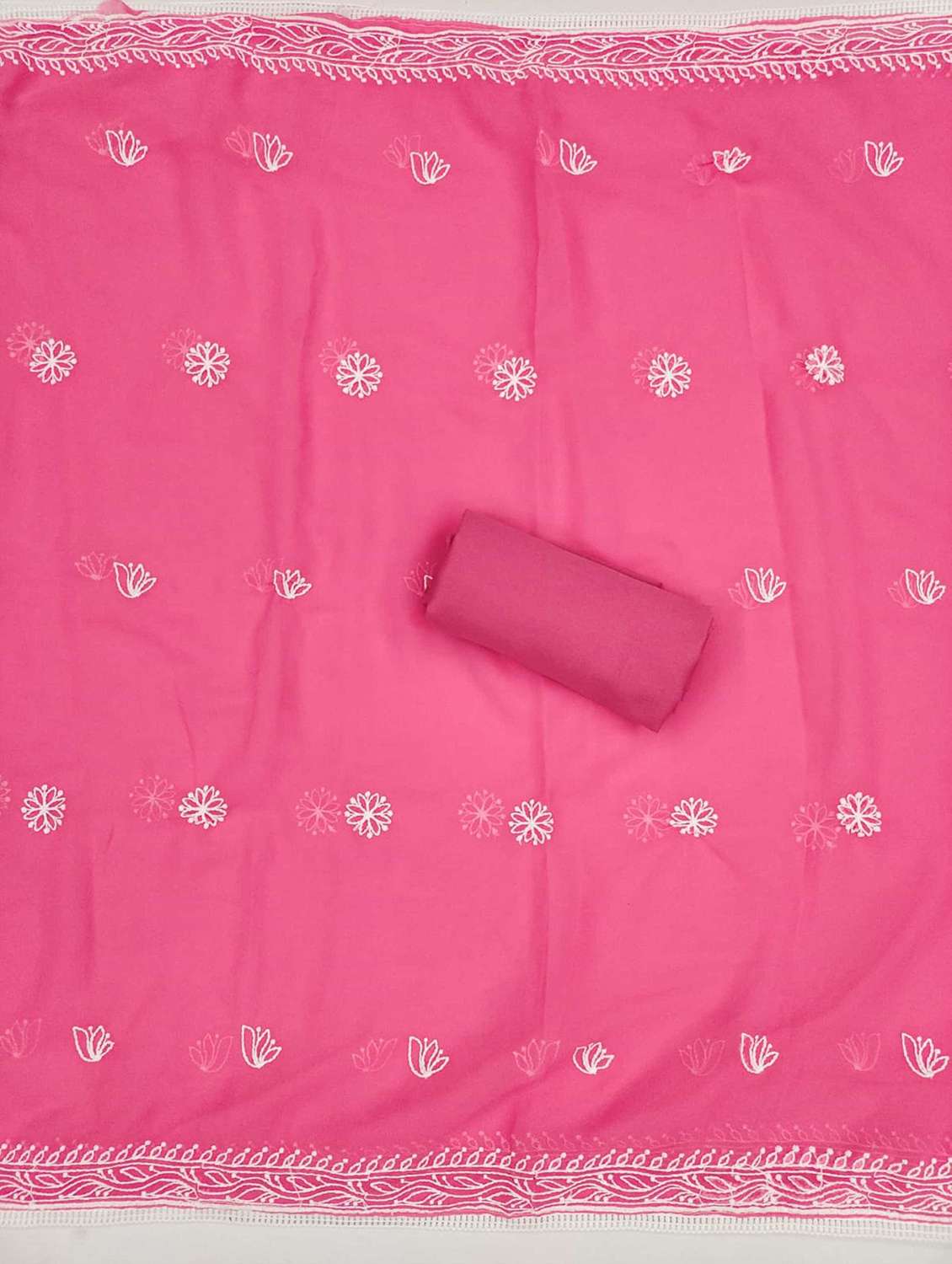 women solid with work embroidered unstitched suit set - 21992750 -  Standard Image - 2