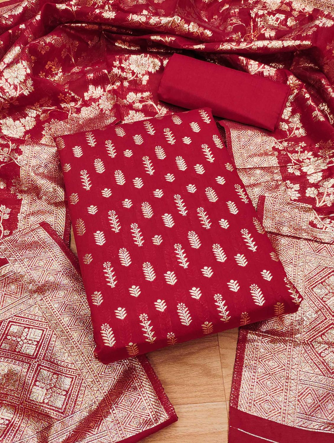 women self design unstitched suit set - 21993081 - Zoom Image - 0
