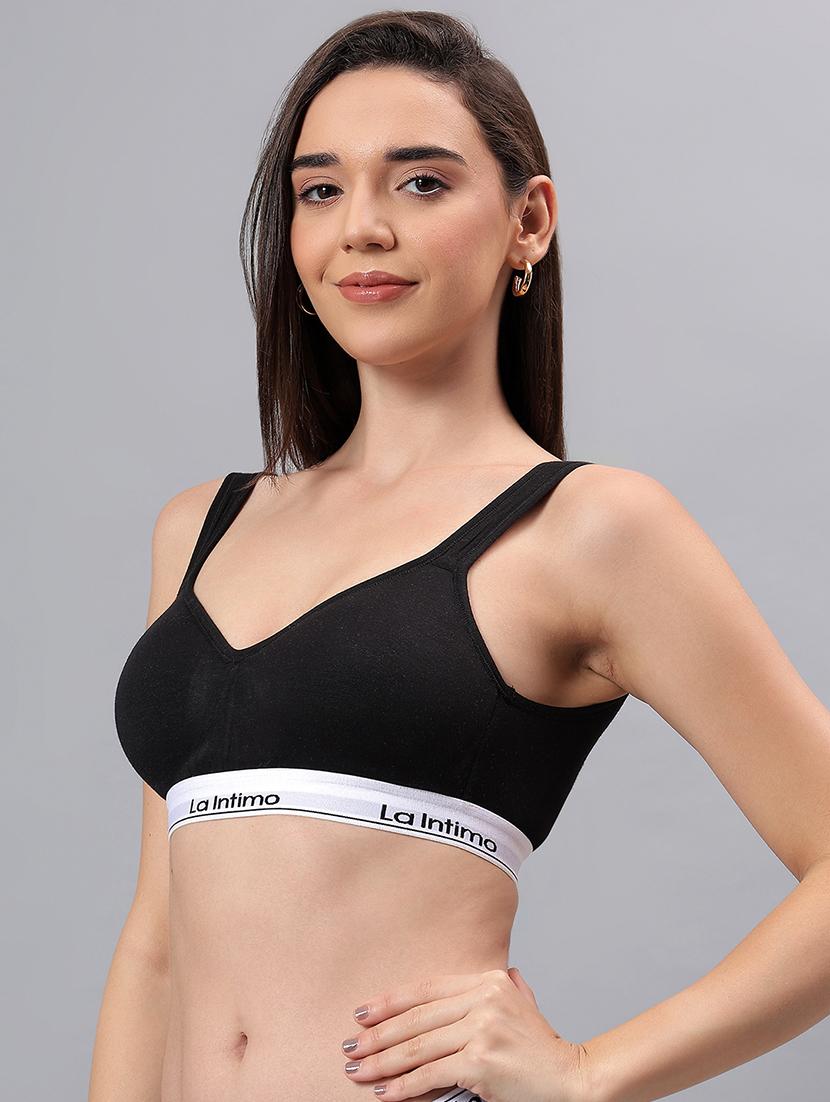women solid lightly padded t-shirt bra - 21993130 - Standard Image - 2