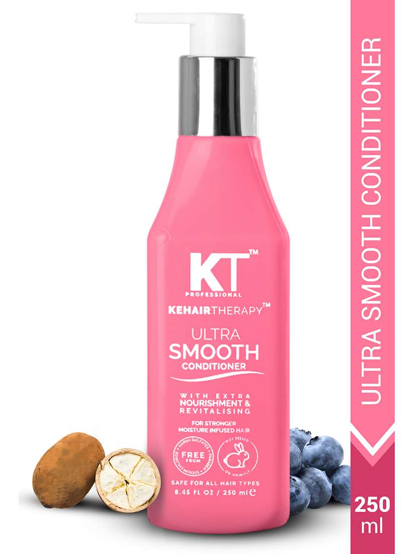 kt professional kehairtherapy sulphate-free ultra smooth conditioner for chemically treated hair - 250 ml