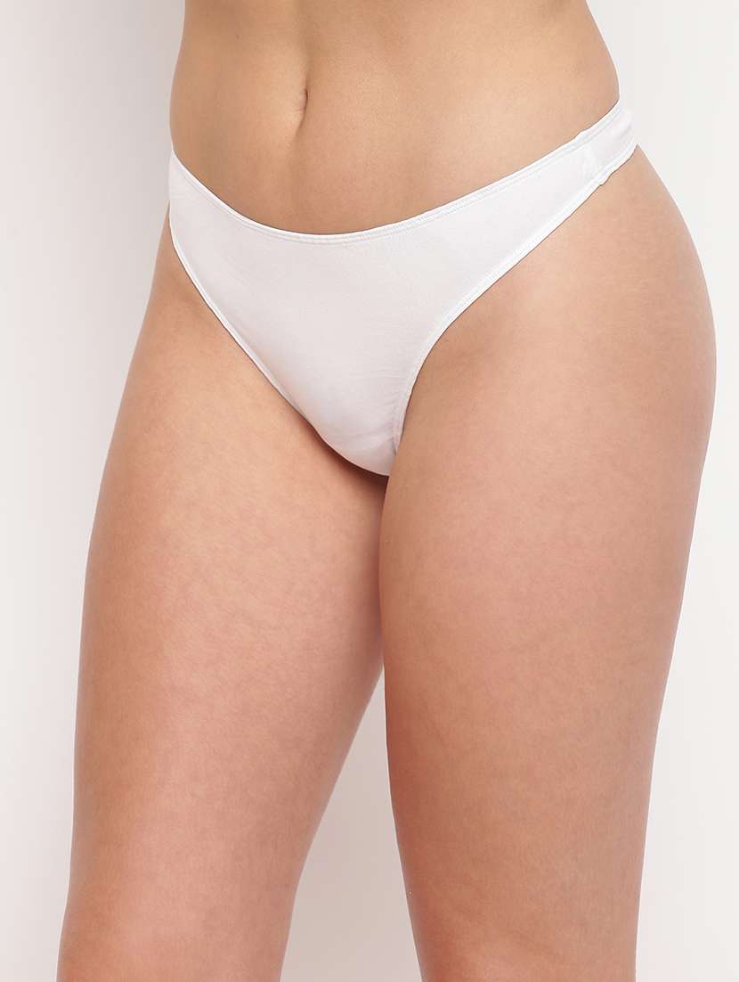 women pack of 3 solid low rise thongs panty - 21993211 -  Standard Image - 2