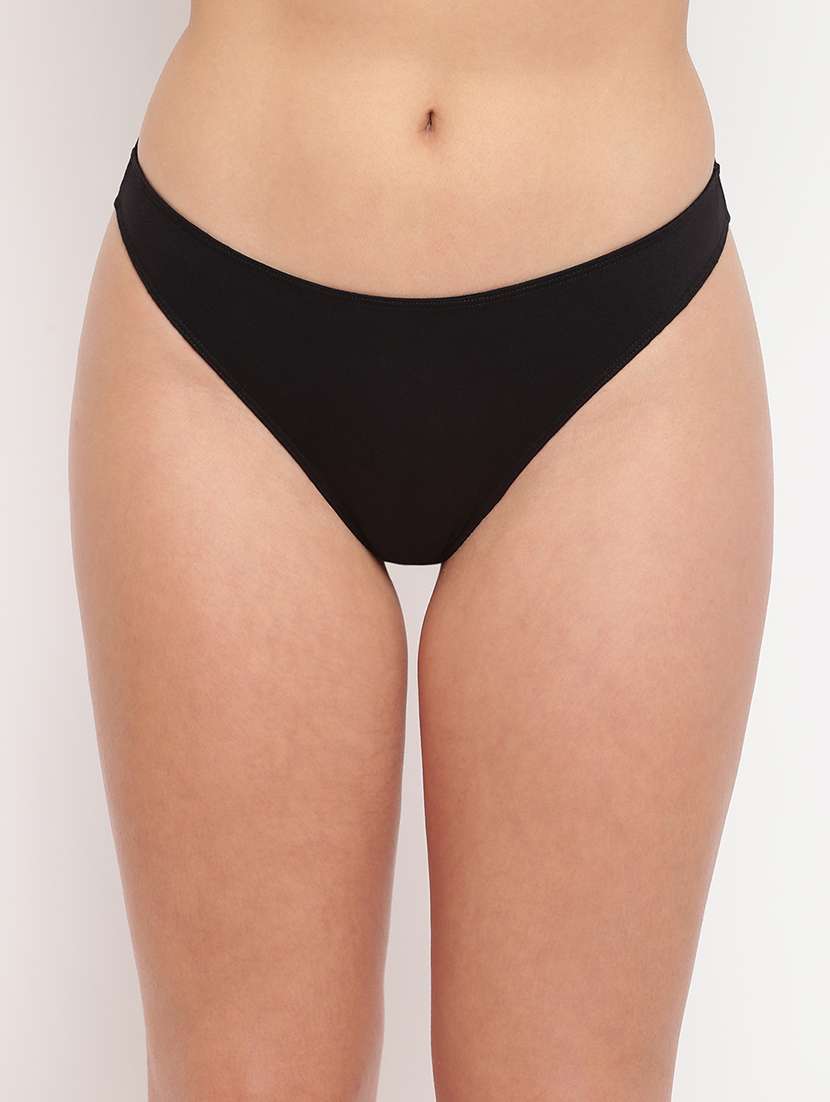 women pack of 3 solid low rise thongs panty - 21993212 -  Standard Image - 2
