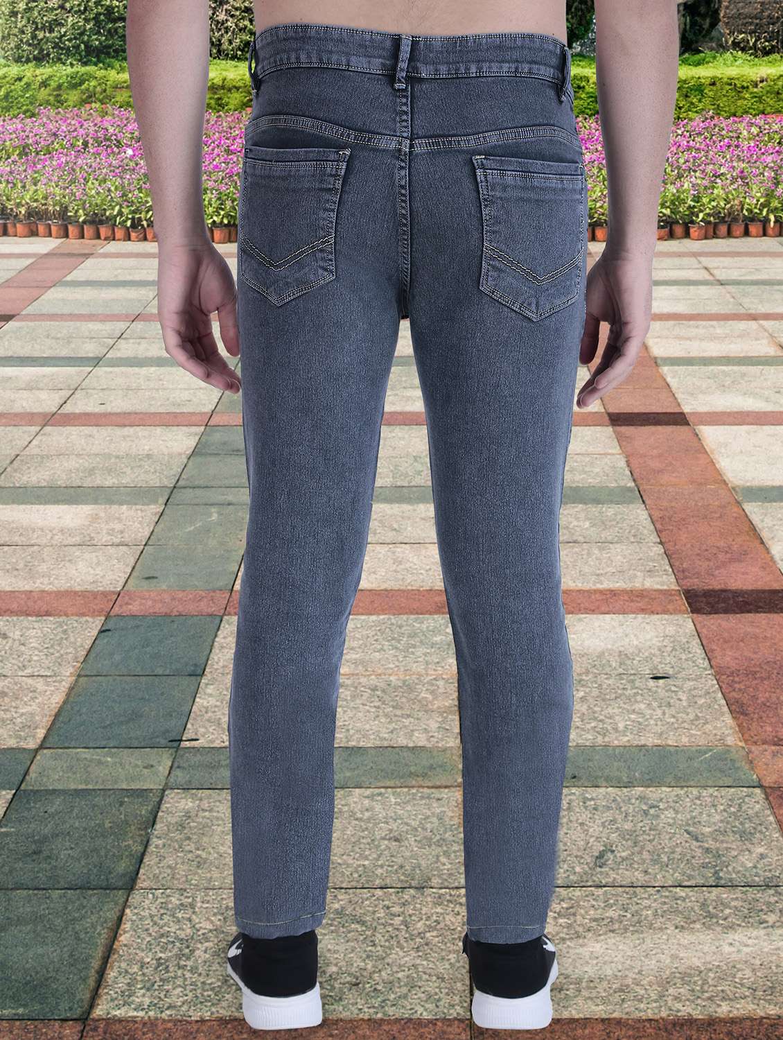 men washed mid rise slim fit jeans - 21993484 -  Standard Image - 2