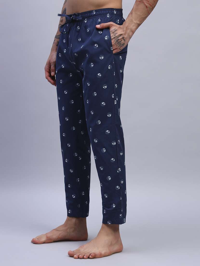 men printed mid rise regular fit pyjama - 21993708 - Standard Image - 2