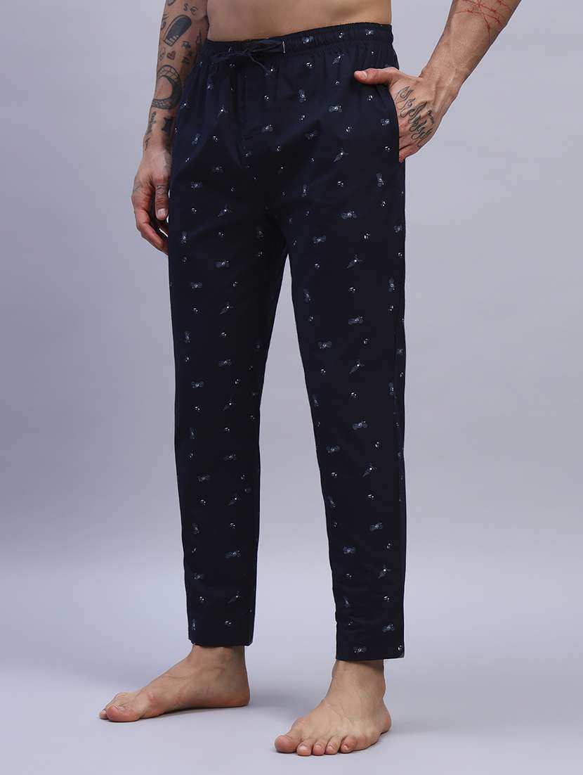 men printed mid rise regular fit pyjama - 21993710 - Standard Image - 2