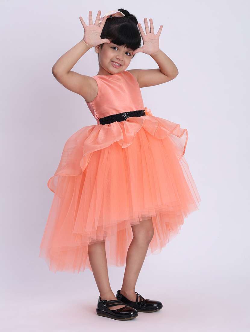 girls soldi sleeveless high low dress - 21993772 - Standard Image - 2