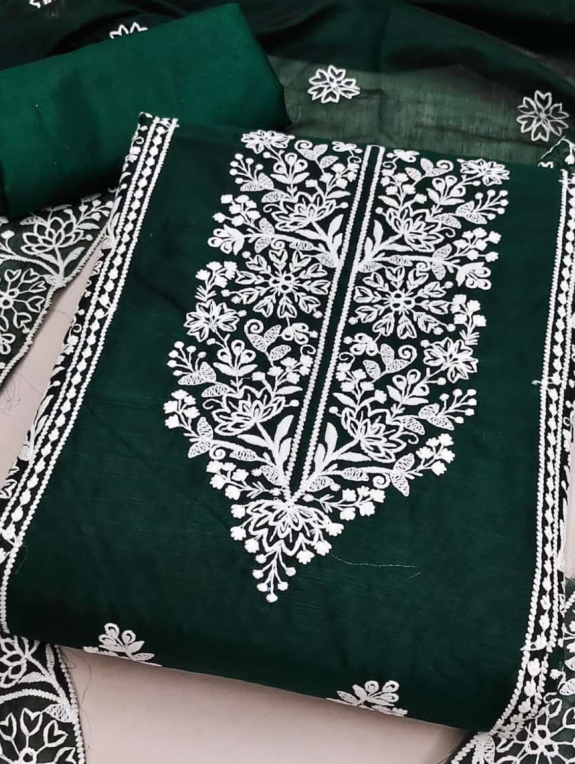 women embroidered unstitched suit set - 21993806 -  Standard Image - 2