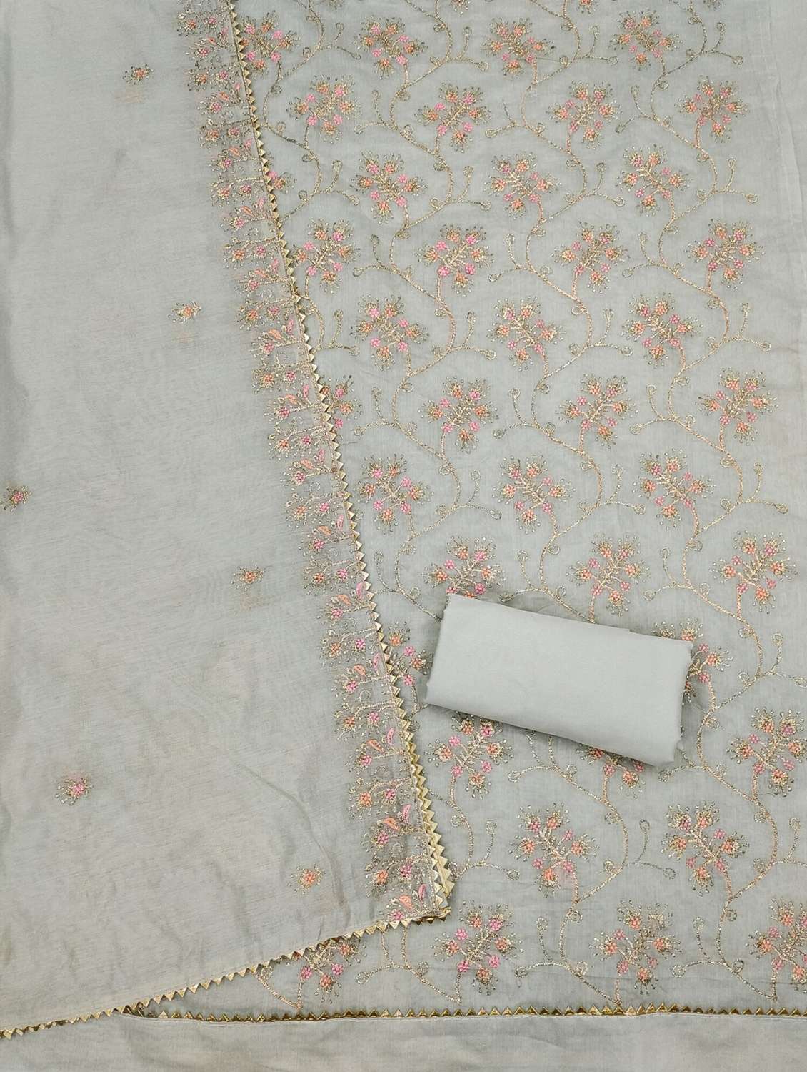 women embellished unstitched suit set - 21993868 -  Standard Image - 2