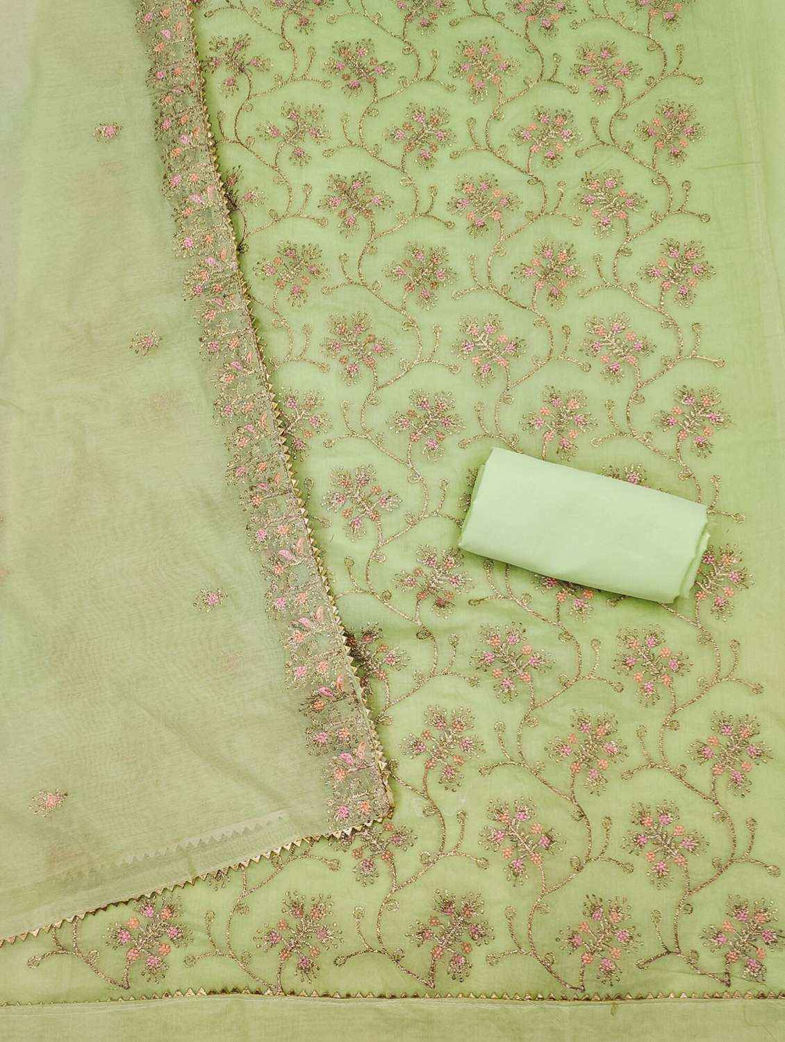 women embellished unstitched suit set - 21993870 -  Standard Image - 2