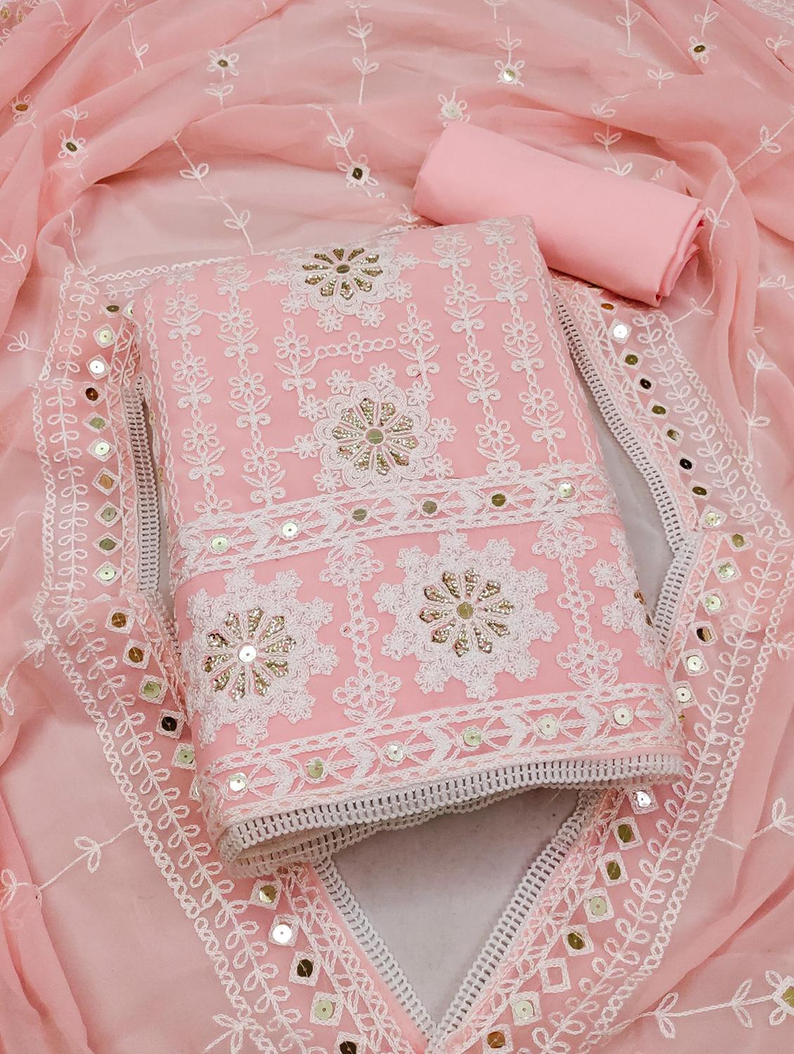 women embroidered unstitched suit set - 21993879 -  Zoom Image - 0