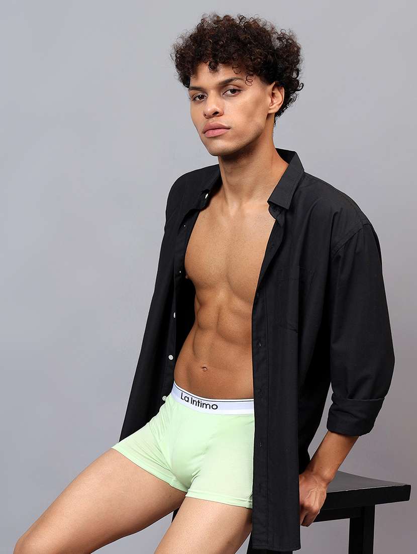 men solid mid rise trunks - 21993903 -  Standard Image - 2