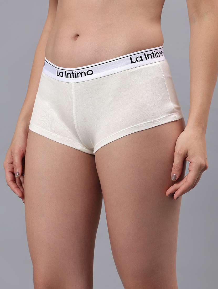 women solid mid rise boy shorts - 21993948 -  Standard Image - 2