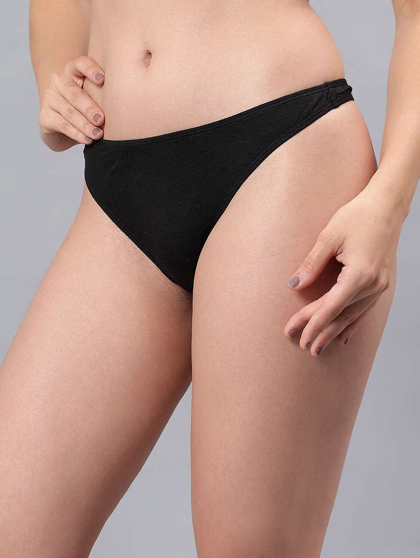 women solid low rise bikini panty - 21993984 -  Standard Image - 2