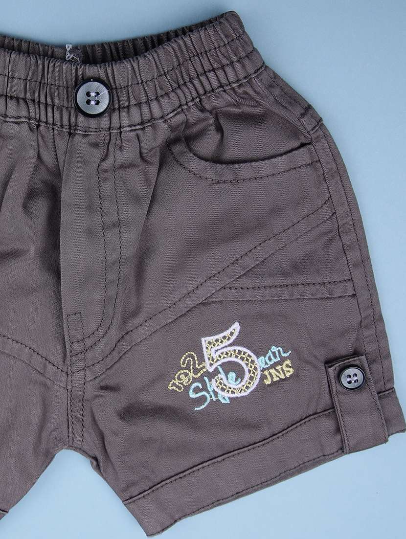 boys striped shirt & shorts casual wear set - 21994603 -  Standard Image - 2