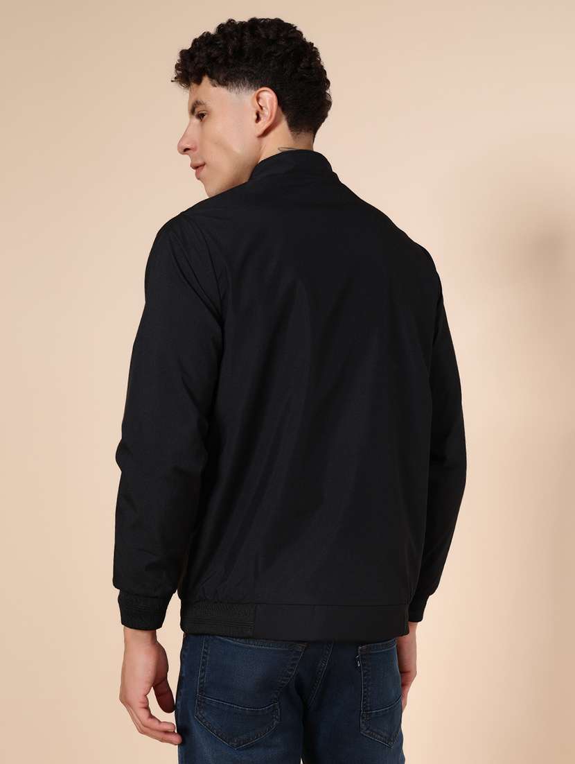 men solid long sleeve casual jacket - 21994659 -  Standard Image - 2