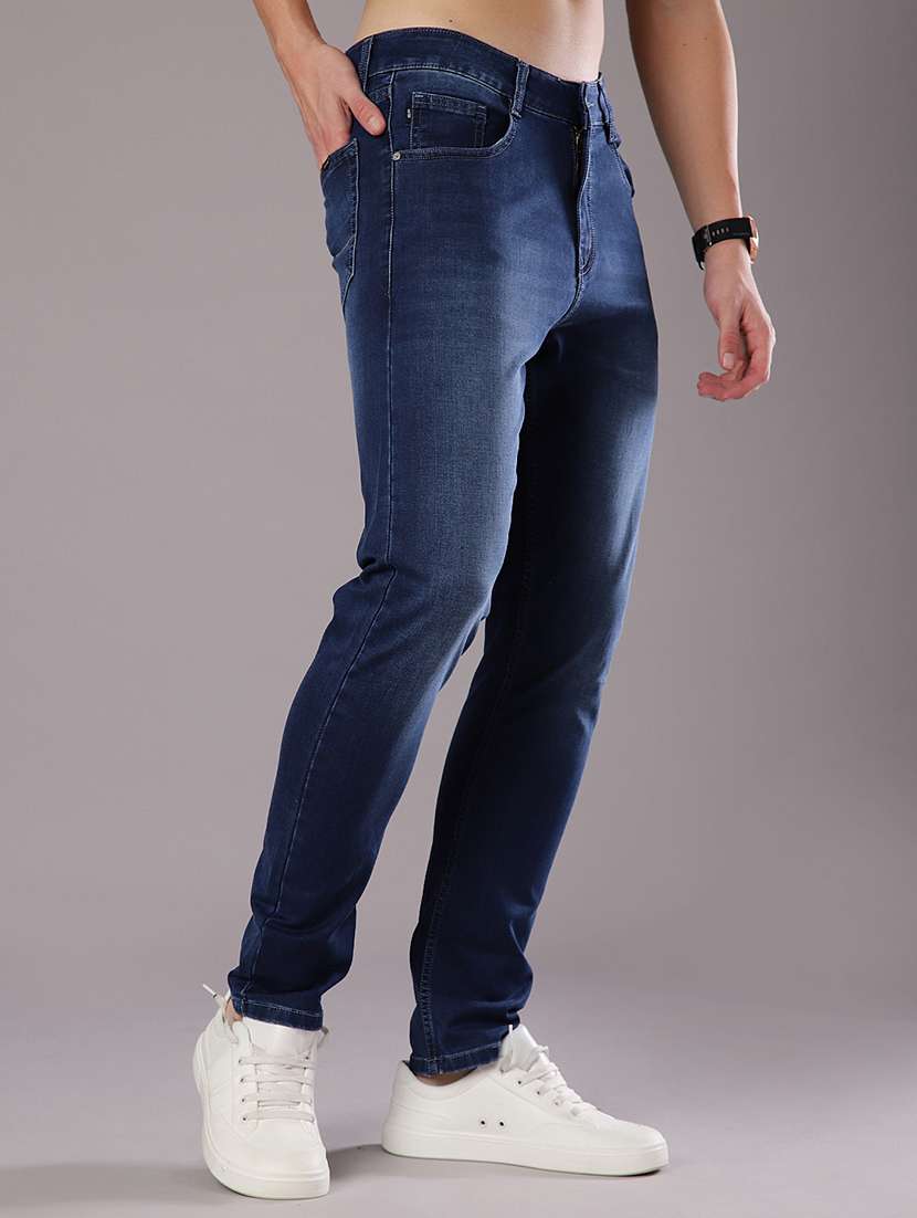 men solid mid rise slim fit jean - 21994710 -  Standard Image - 2