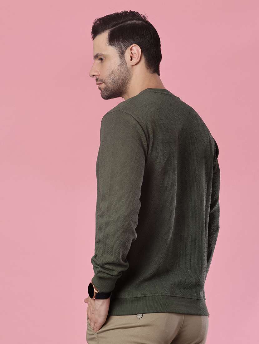 men self design long sleeve regular fit pullover  - 21994946 -  Standard Image - 2