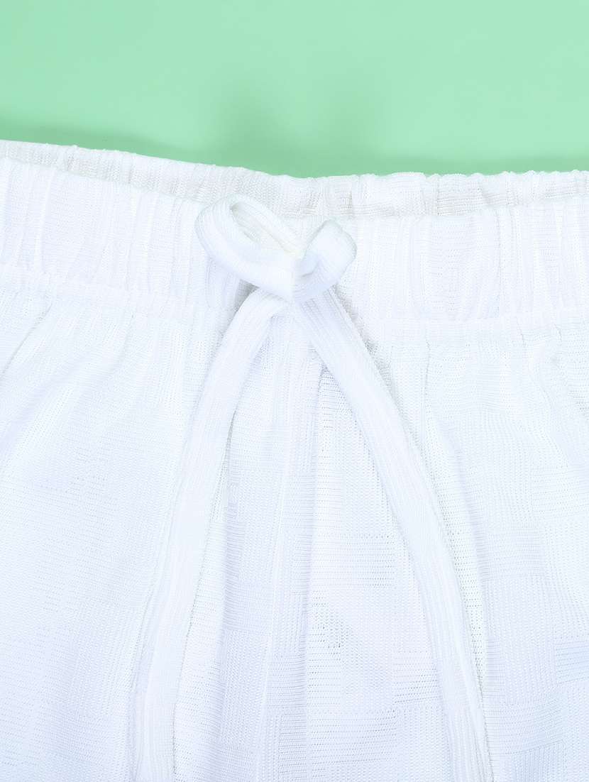 girls solid mid rise straight palazzo - 21995007 -  Standard Image - 2