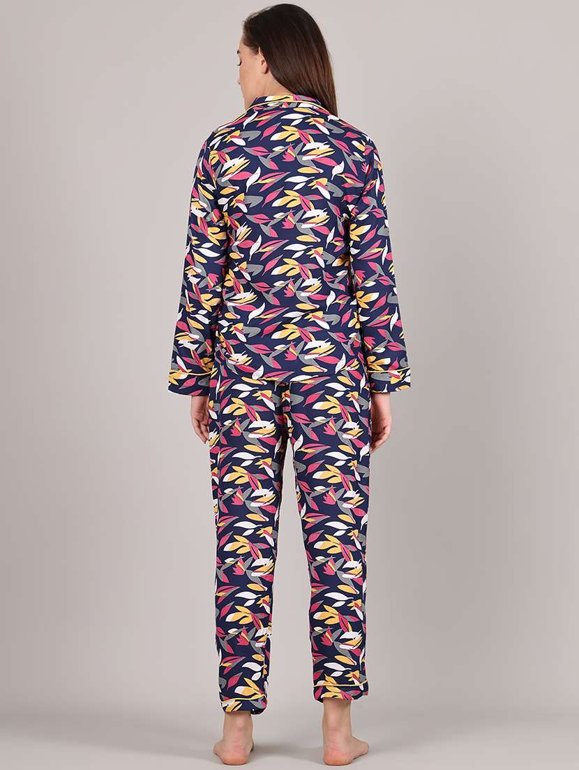women printed nightwear pyjama set - 21995909 -  Standard Image - 2
