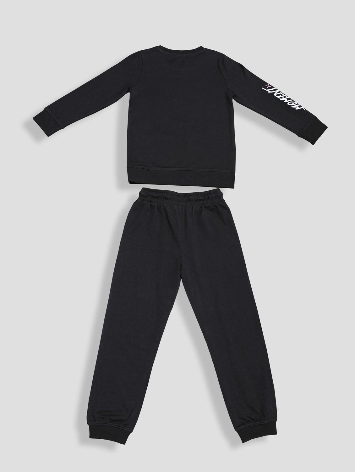 girls printed active wear co-ord set - 21996368 - Standard Image - 2