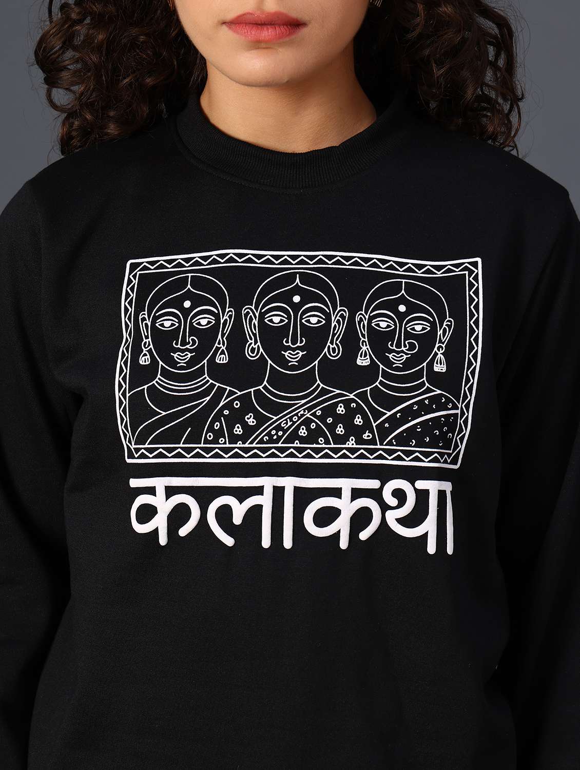 women printed long sleeve sweatshirt - 21996429 -  Standard Image - 2