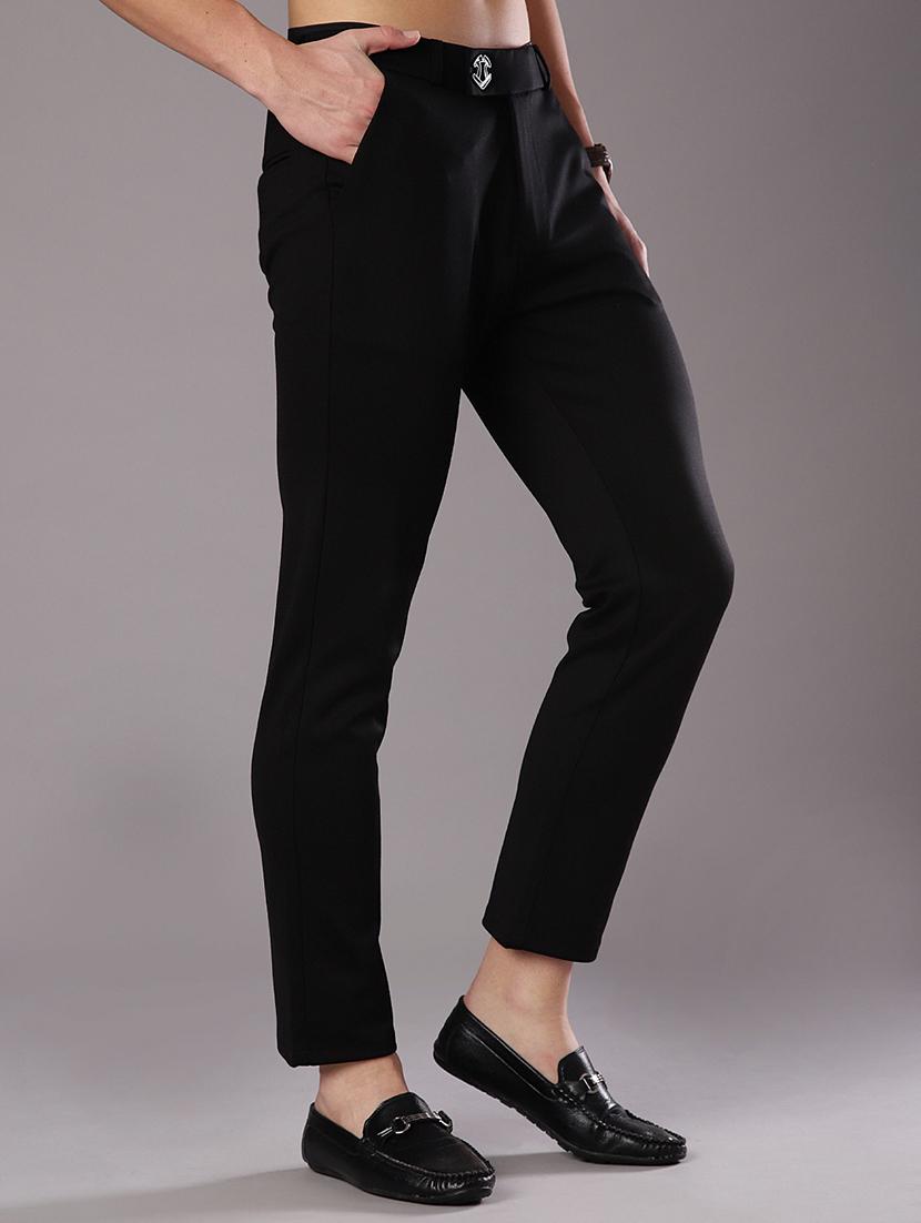 men solid mid rise straight fit chinos - 21996441 - Standard Image - 2
