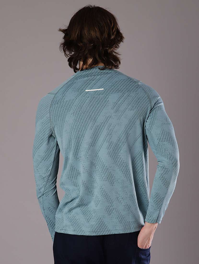 men printed round neck long sleeve t-shirt - 21996453 -  Standard Image - 2