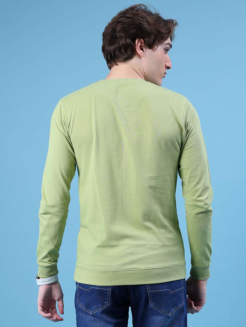 men solid long sleeve slim fit t- shirt - 21996640 -  Standard Image - 2