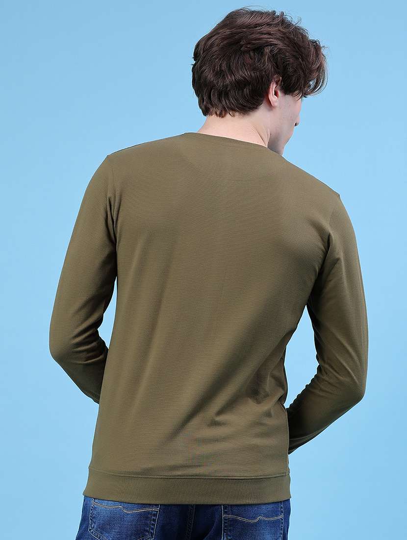 men solid long sleeve slim fit t-shirt - 21996644 -  Standard Image - 2