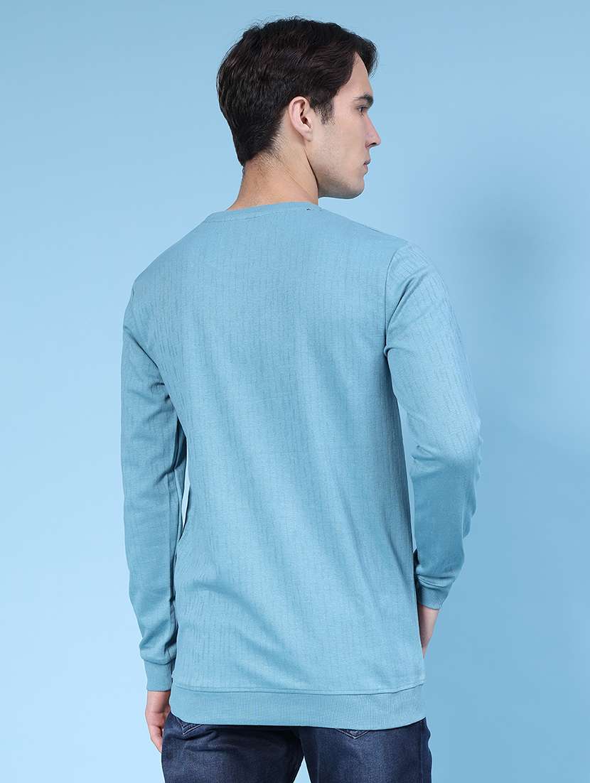 men self design long sleeve regualr fit sweatshirt - 21996651 -  Standard Image - 2