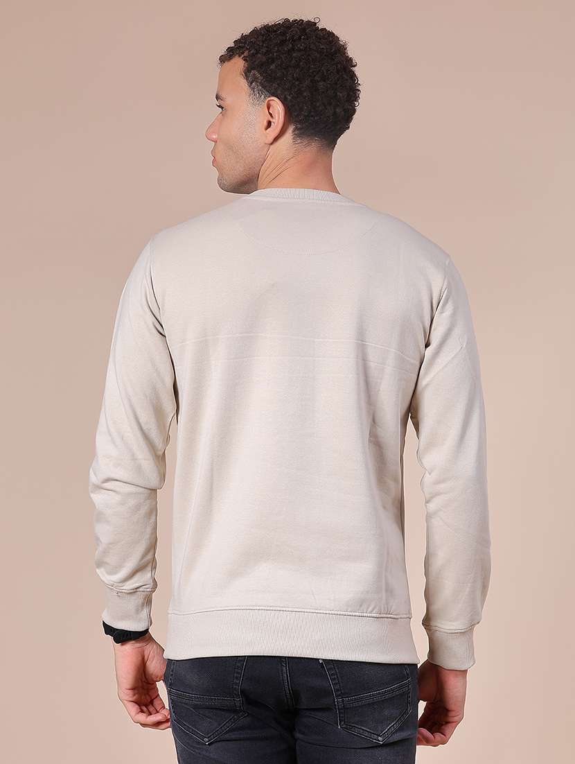 men typographic long sleeve regular fit sweatshirt - 21996725 -  Standard Image - 2