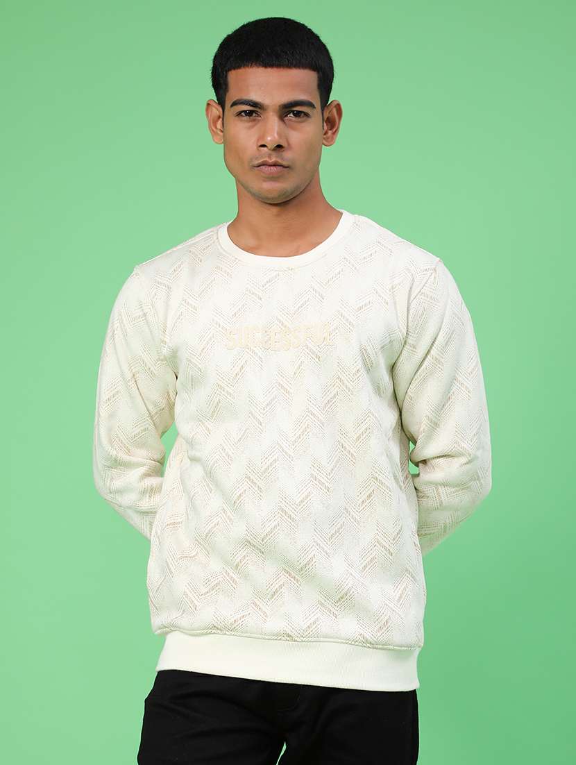 men printed long sleeve regular fit sweatshirt - 21996750 -  Standard Image - 2