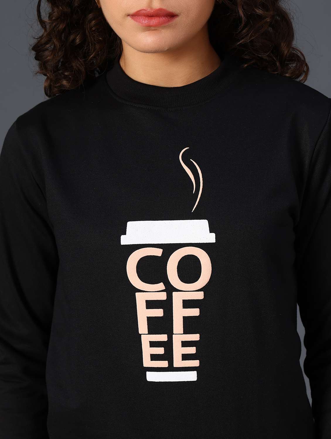 women printed long sleeve sweatshirt - 21996758 -  Standard Image - 2