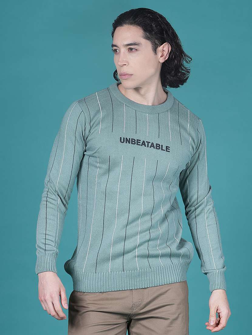 men striped long sleeve regular fit pullover - 21996799 -  Standard Image - 2