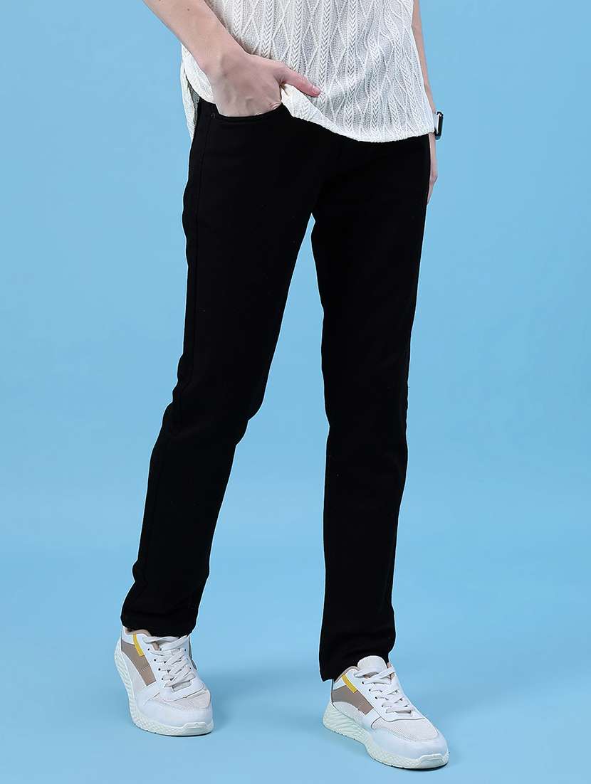 men solid mid rise slim fit jean - 21996988 - Zoom Image - 0