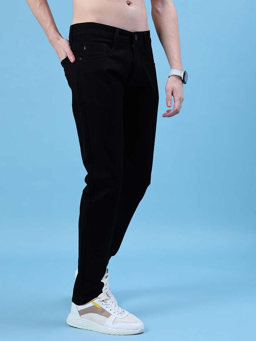 men solid mid rise slim fit jean - 21996988 - Standard Image - 2