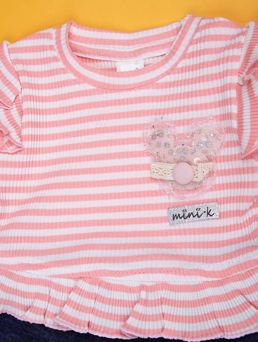 girls striped long sleeve full length set - 21996991 -  Standard Image - 2