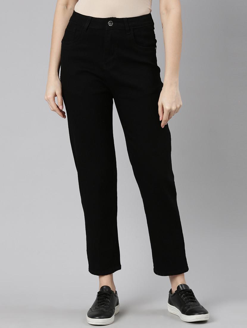 women solid mid rise straight fit jean - 21997123 - Zoom Image - 0