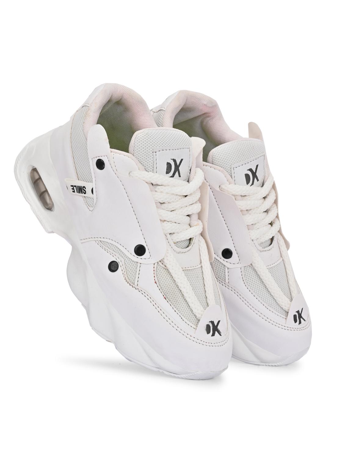 women white lace-up sneaker - 21997140 - Standard Image - 2