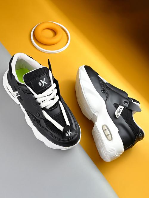 women black lace-up sneaker - 21997141 -  Standard Image - 0