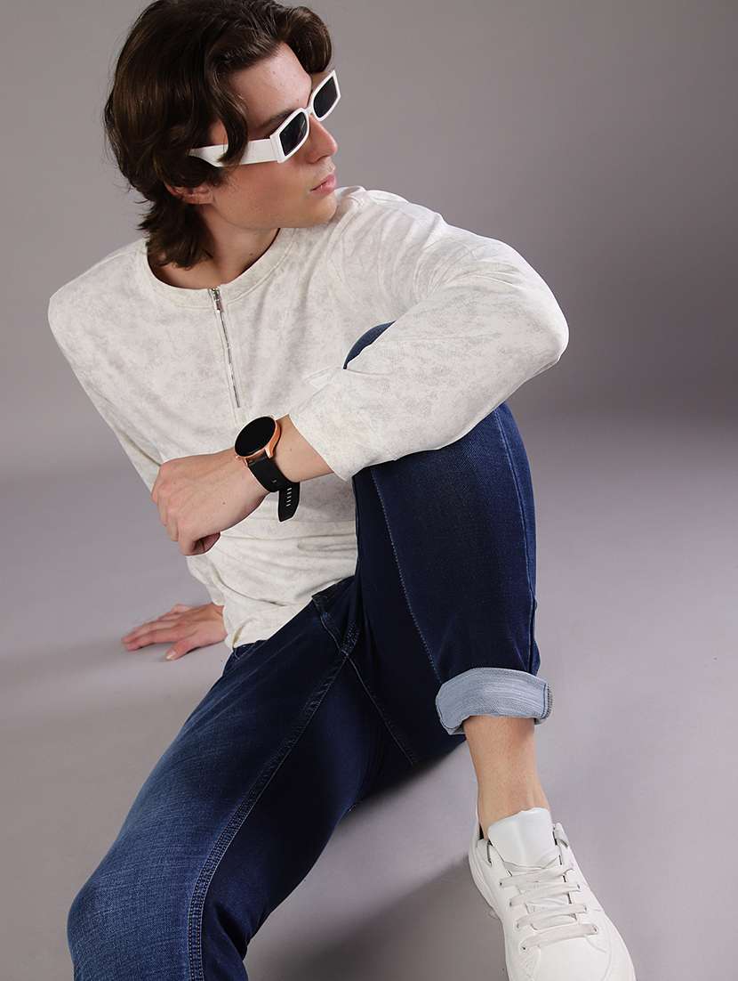 men solid long sleeve regular fit t-shirt - 21997582 -  Standard Image - 2