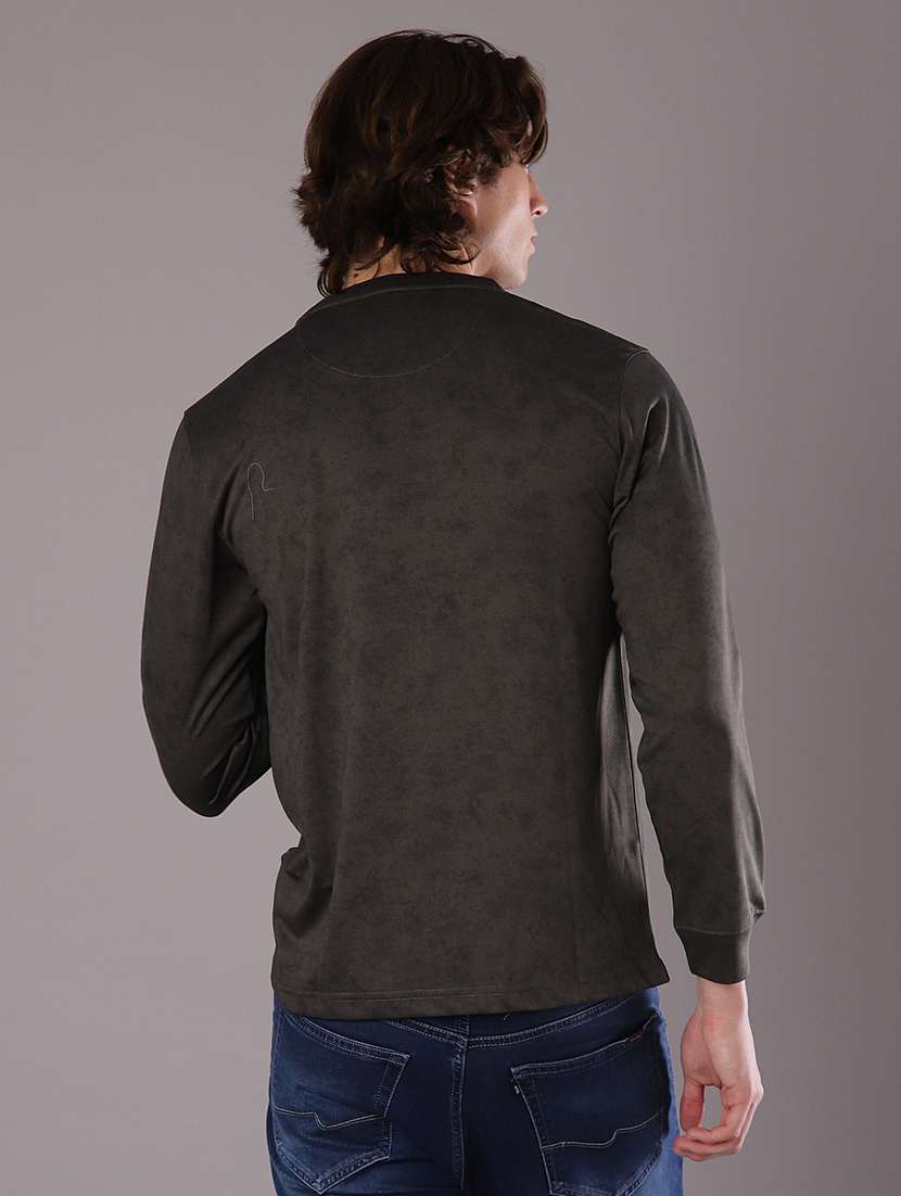 men solid long sleeve regular fit t-shirt - 21997585 -  Standard Image - 2