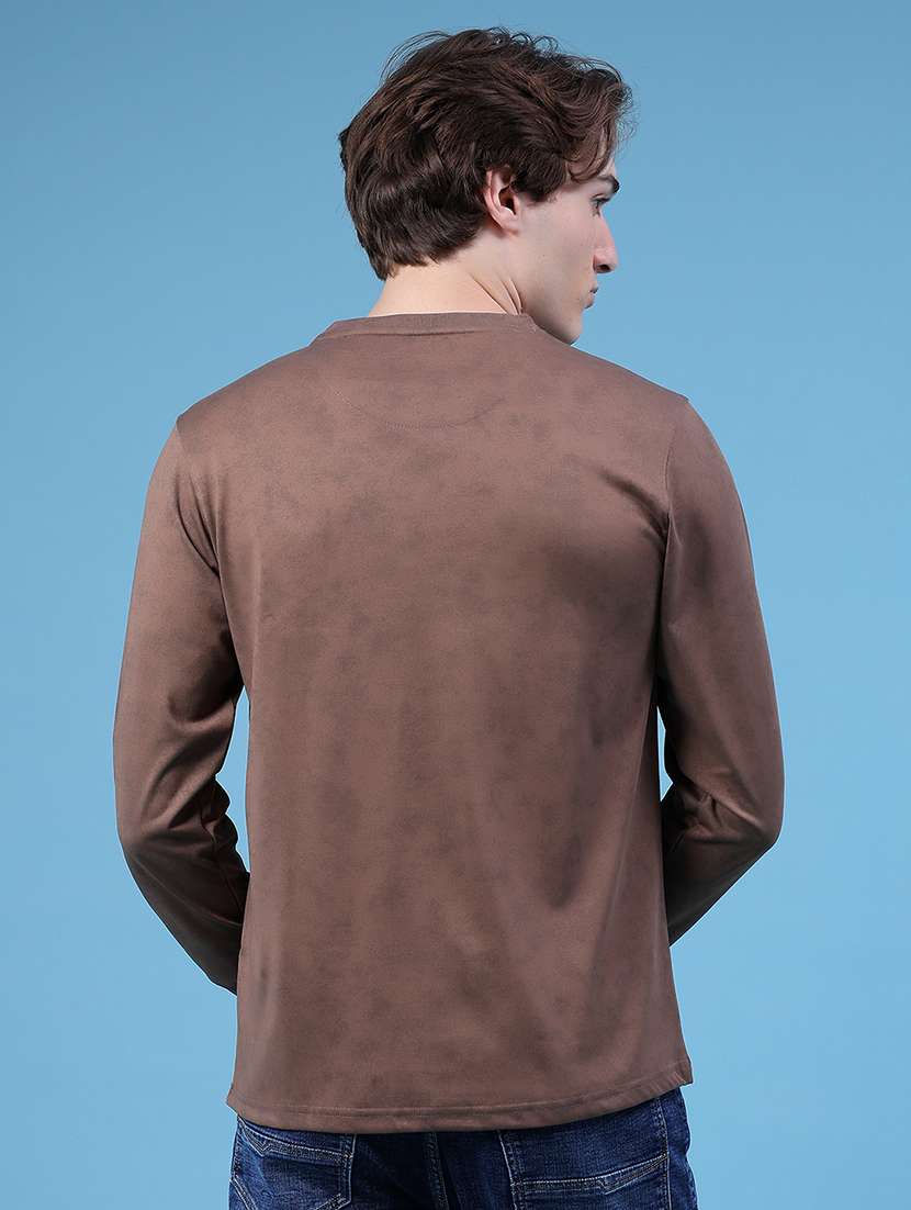 men solid long sleeve regular fit t-shirt - 21997586 -  Standard Image - 2